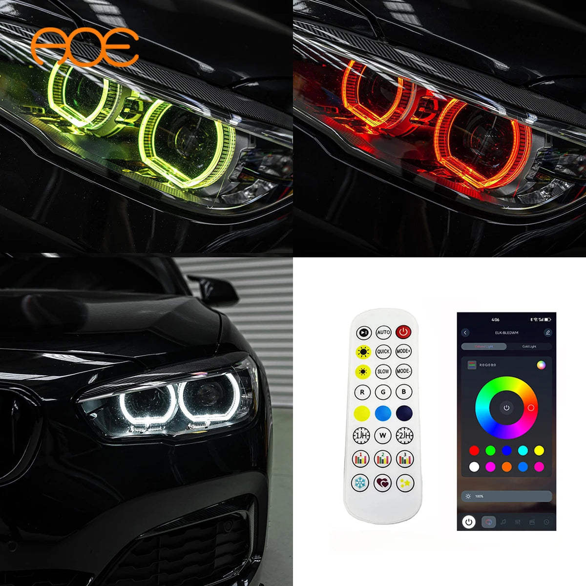 DRL RGB with Remote Control/BT F20-F21